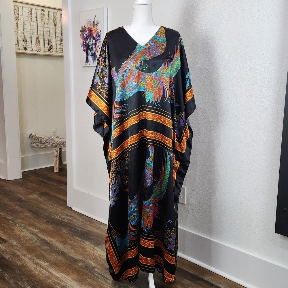 Winlar Maxi Dress Kimono Size OS